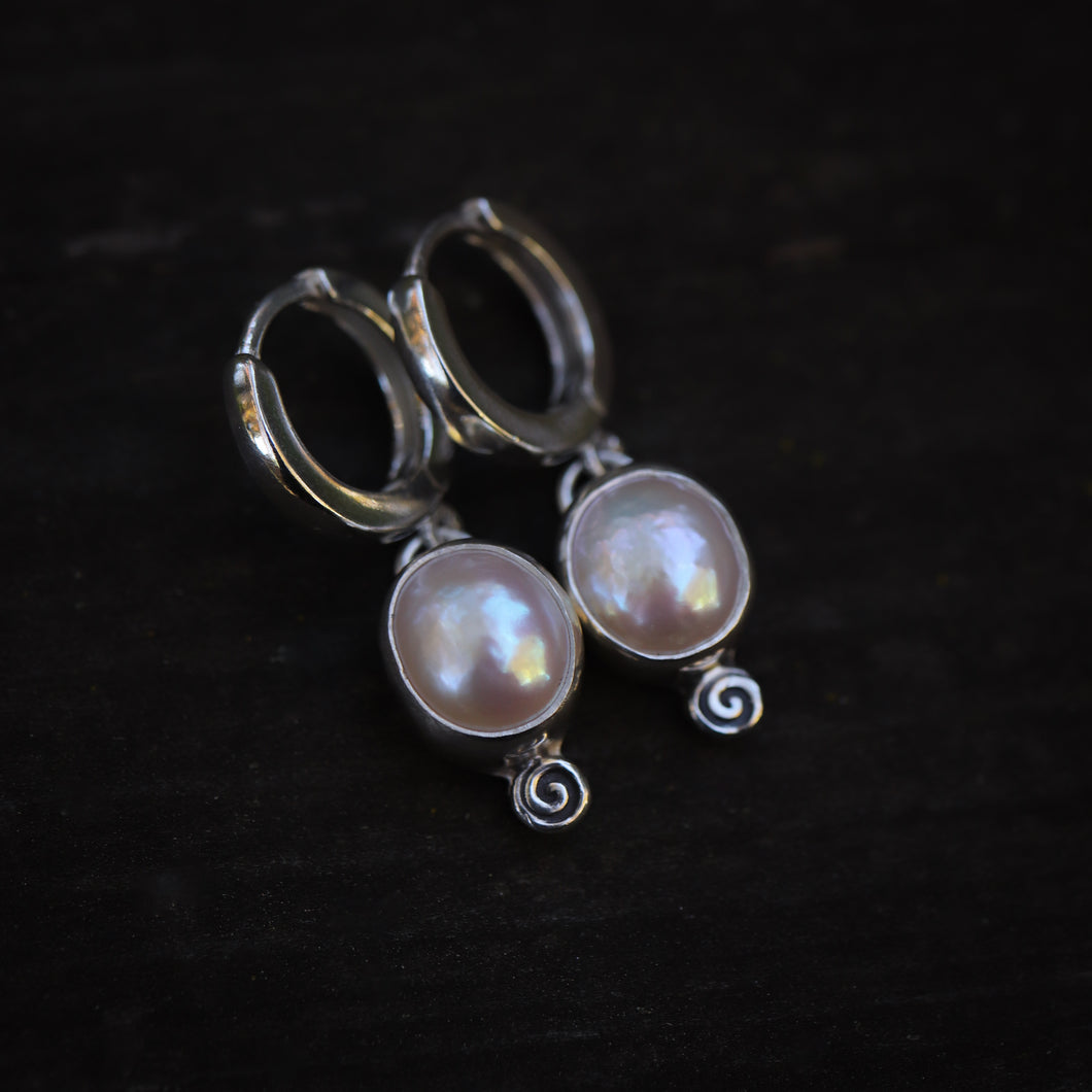 Spiral Hoop Earrings