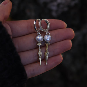 Dagger Hoop Earrings