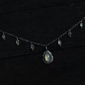 Kelpie Necklace • Prehnite