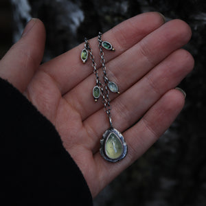 Kelpie Necklace • Prehnite