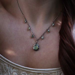 Kelpie Necklace • Prehnite