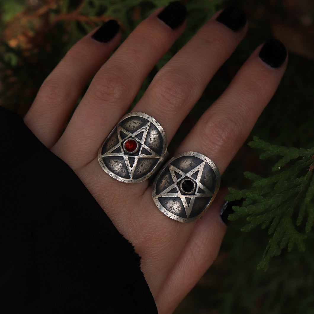 Pentacle Ring 𖤐 Made To Order