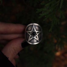 Load image into Gallery viewer, Pentacle Ring 𖤐 Made To Order
